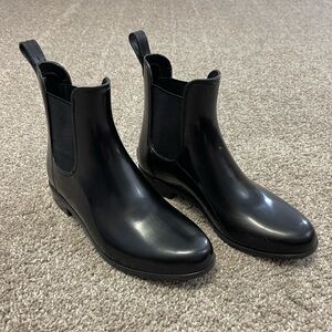 Sam Edelman Black Rainboots